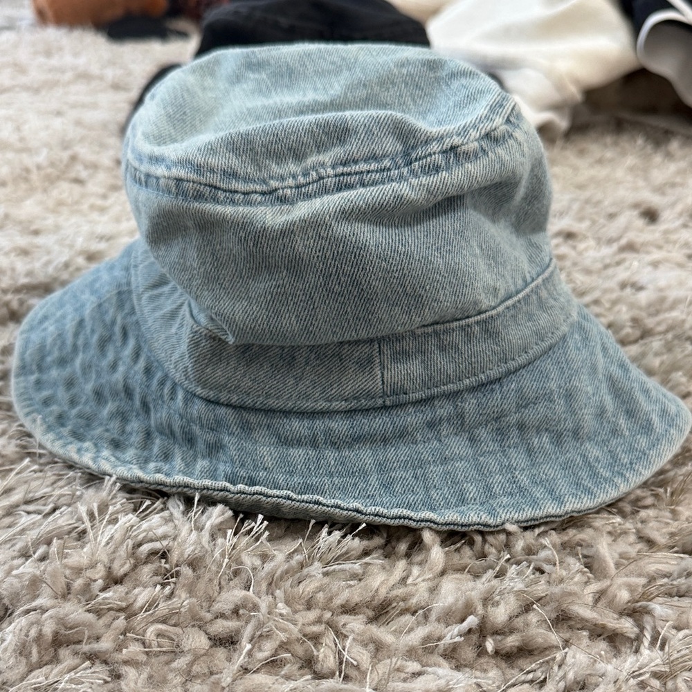 TNA Light Blue Denim Bucket Hat
